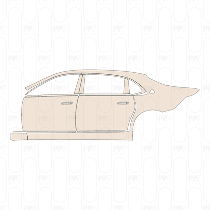 Voorgesneden PPF Mercedes-Benz Maybach S Class S480 2026