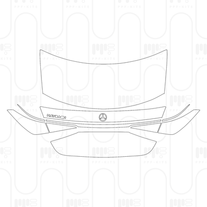 Voorgesneden PPF Mercedes-Benz Maybach S Class S580 2026