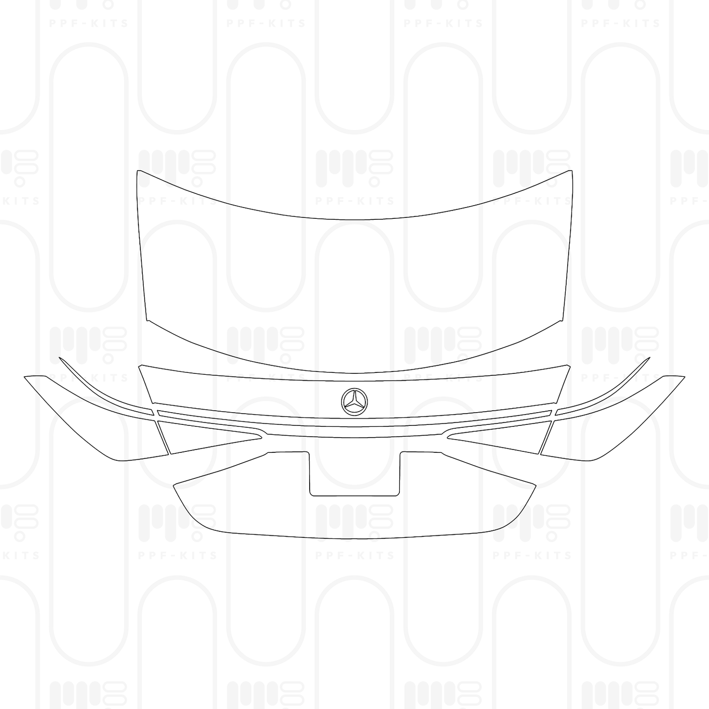 Voorgesneden PPF Mercedes-Benz S Class Sedan Base Extended Wheelbase 2026