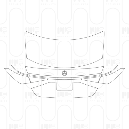 Voorgesneden PPF Mercedes-Benz S Class Sedan Base Extended Wheelbase 2026