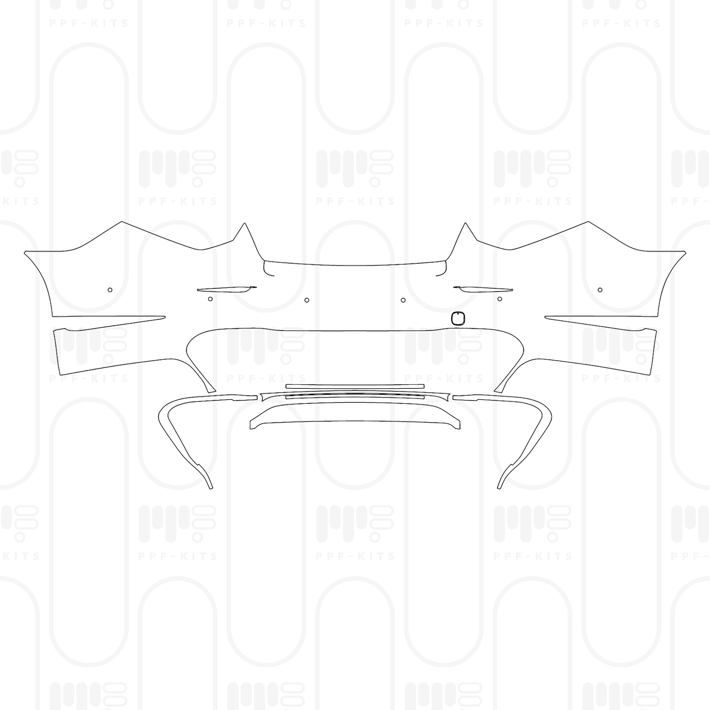 Voorgesneden PPF Mercedes-Benz S Class Sedan Base Extended Wheelbase 2026