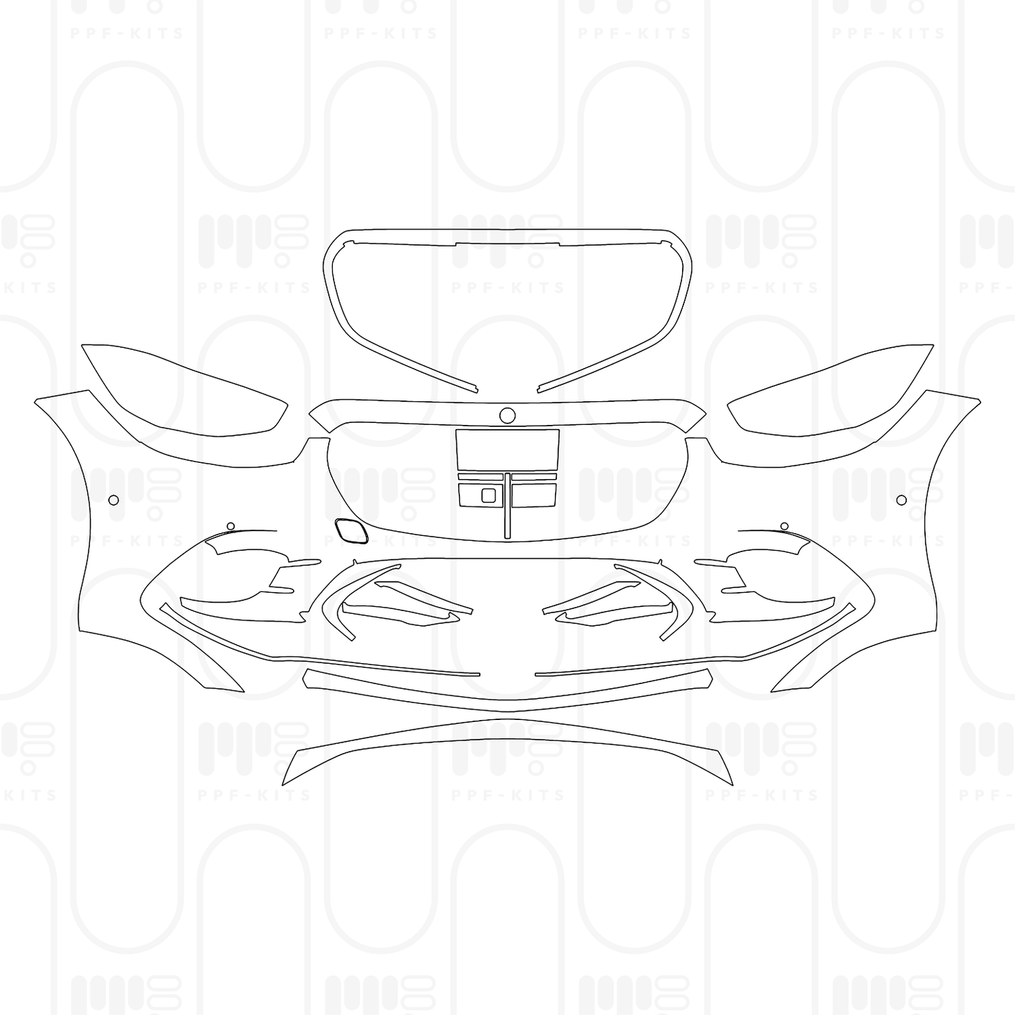 Voorgesneden PPF Mercedes-Benz S Class Sedan AMG Line Extended Wheelbase 2026