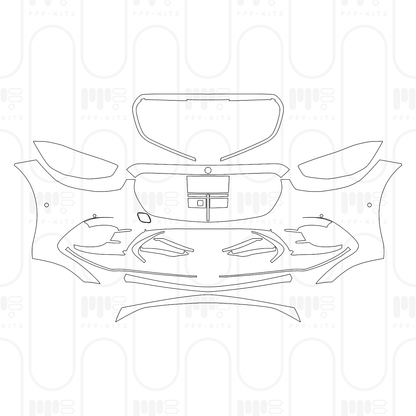 Voorgesneden PPF Mercedes-Benz S Class Sedan AMG Line Extended Wheelbase 2026