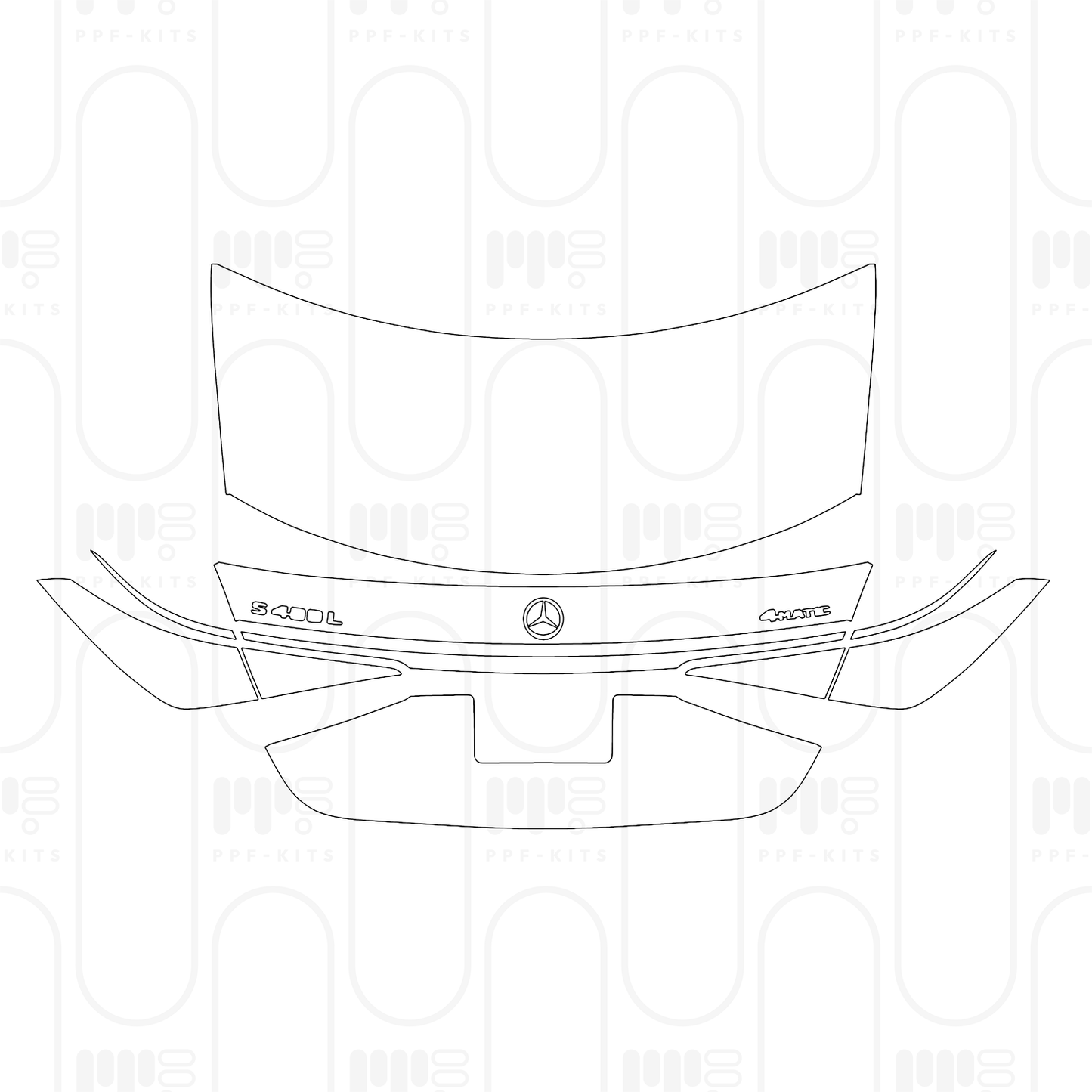 Voorgesneden PPF Mercedes-Benz S Class Sedan AMG Line Extended Wheelbase 2026