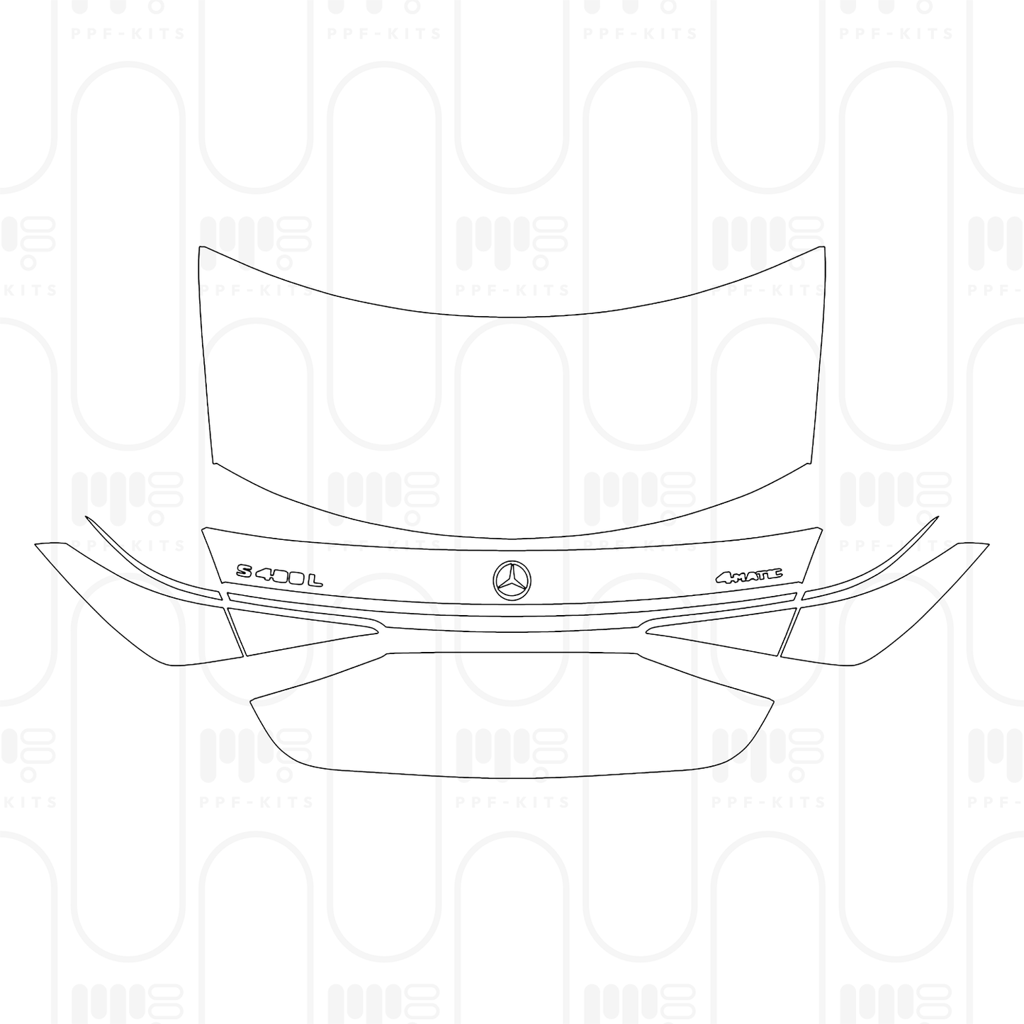 Voorgesneden PPF Mercedes-Benz S Class Sedan AMG Line Extended Wheelbase 2026
