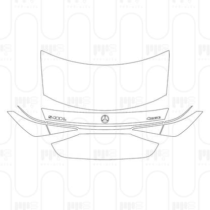 Voorgesneden PPF Mercedes-Benz S Class Sedan AMG Line Extended Wheelbase 2026