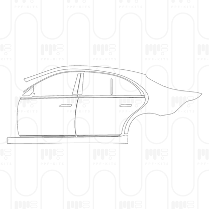 Voorgesneden PPF Mercedes-Benz S Class Sedan Base Extended Wheelbase 2026