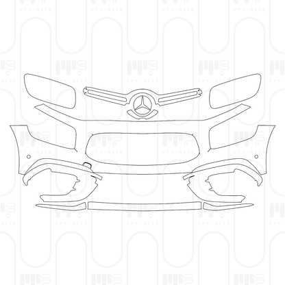 Voorgesneden PPF Mercedes-Benz GLB AMG Line 2026