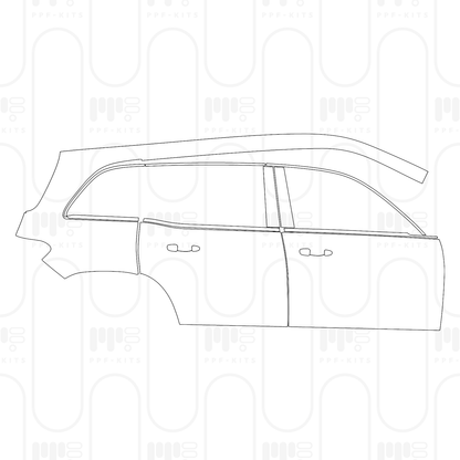 Voorgesneden PPF Mercedes-Benz GLB AMG Line 2026