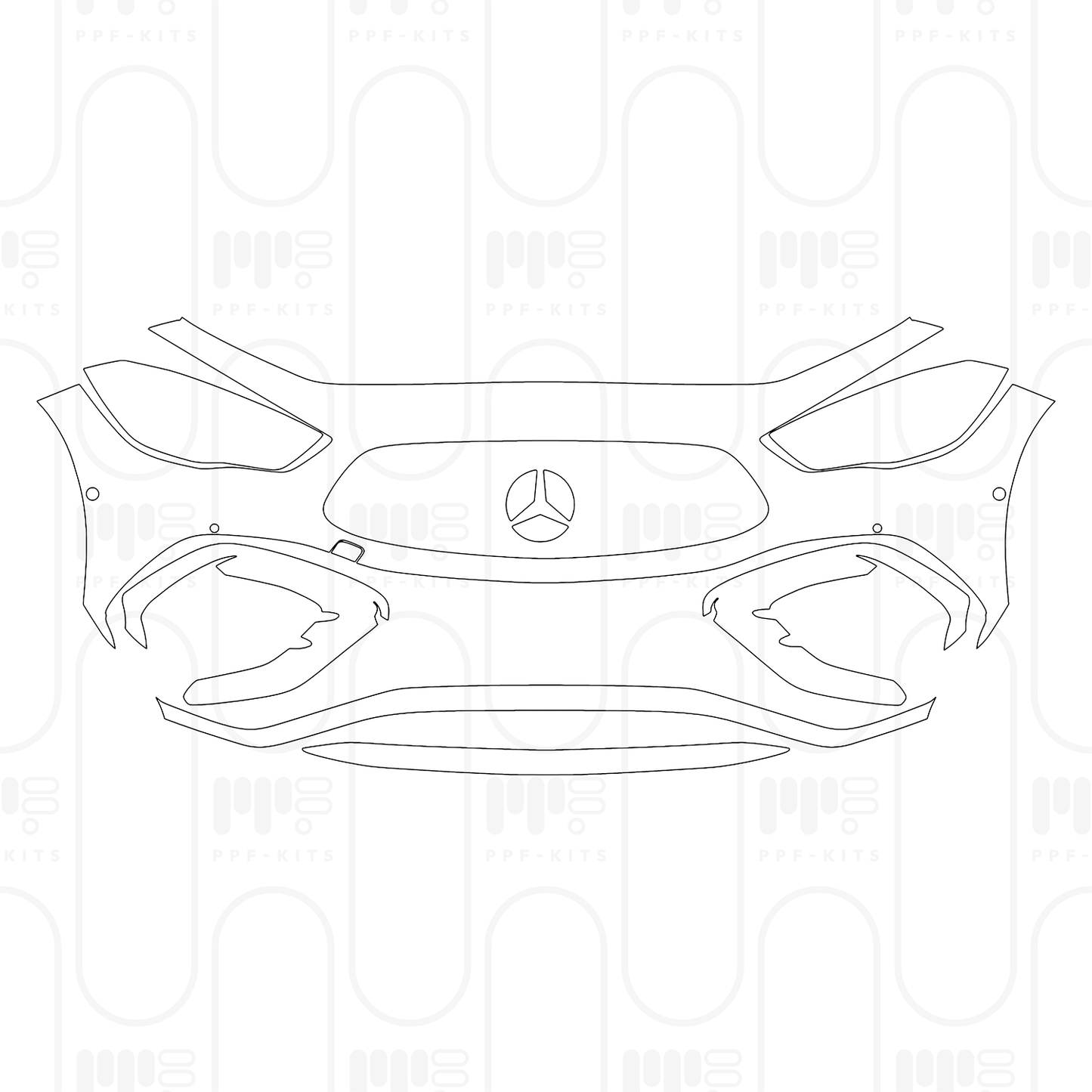 Voorgesneden PPF Mercedes-Benz GLA Sport 2026