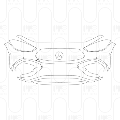 Voorgesneden PPF Mercedes-Benz GLA Sport 2026