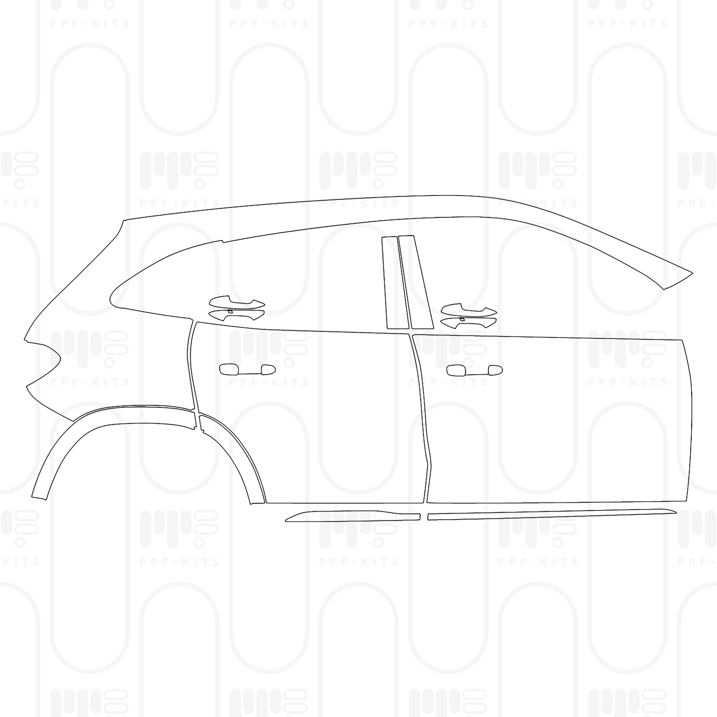 Voorgesneden PPF Mercedes-Benz GLA AMG GLA 45 2026