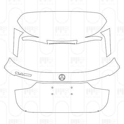 Voorgesneden PPF Mercedes-Benz GLA Sport 2026