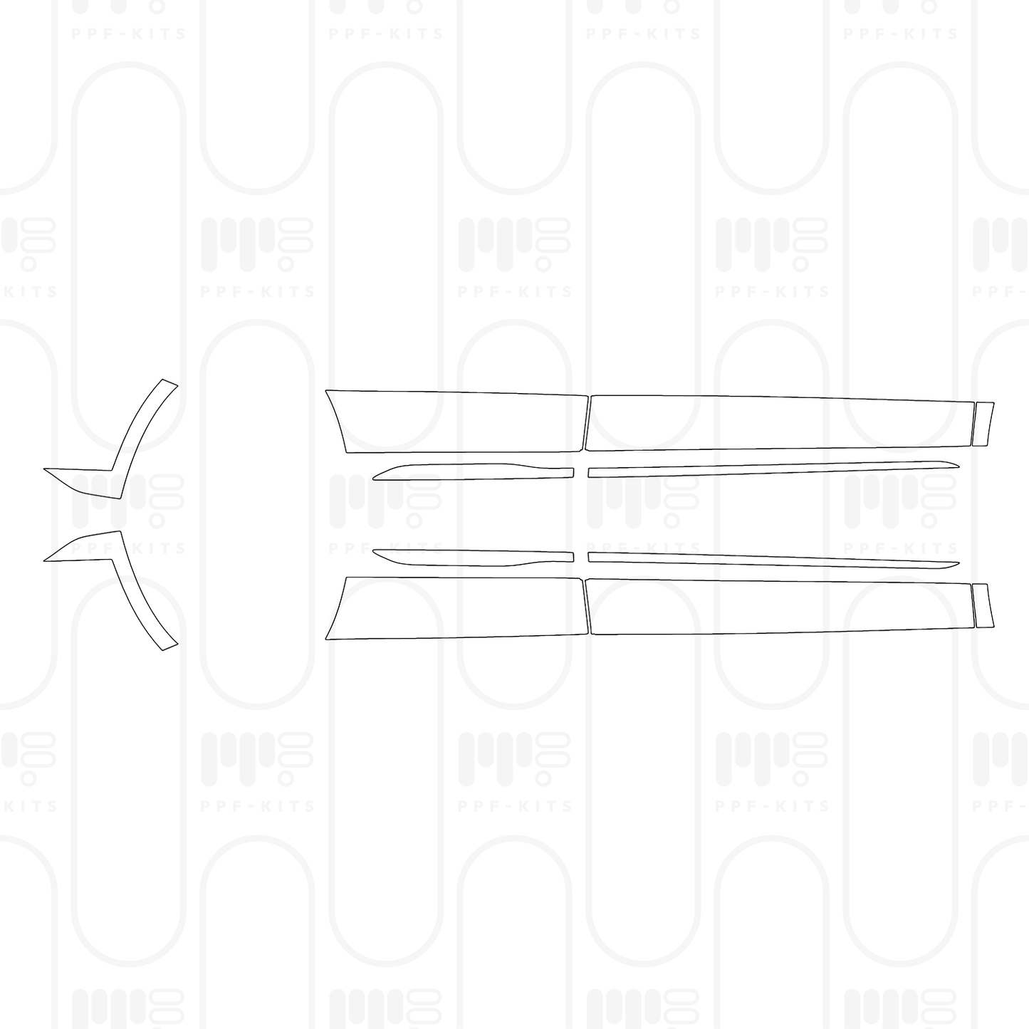 Voorgesneden PPF Mercedes-Benz GLA AMG GLA 45 2026
