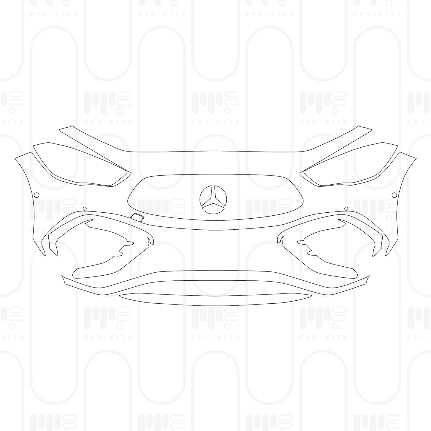 Voorgesneden PPF Mercedes-Benz GLA AMG GLA 45 2026