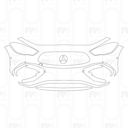Voorgesneden PPF Mercedes-Benz GLA AMG GLA 45 2026
