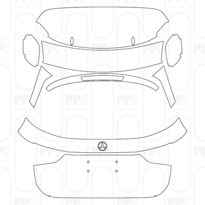 Voorgesneden PPF Mercedes-Benz GLA AMG GLA 45 2026
