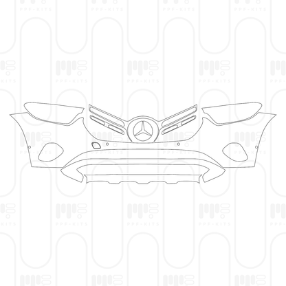 Voorgesneden PPF Mercedes-Benz GLC SUV Extended Wheelbase (GLC L) Base 2026