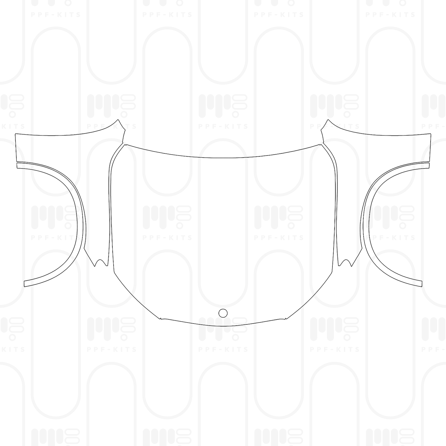 Voorgesneden PPF Mercedes-Benz GLC SUV Extended Wheelbase (GLC L) Base 2026