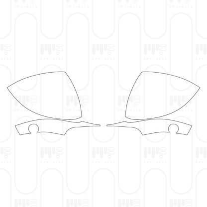 Voorgesneden PPF Mercedes-Benz GLC SUV Extended Wheelbase (GLC L) Base 2026