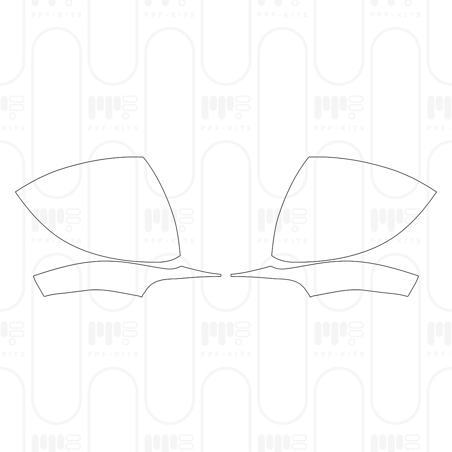 Voorgesneden PPF Mercedes-Benz GLC SUV Extended Wheelbase (GLC L) Base 2026