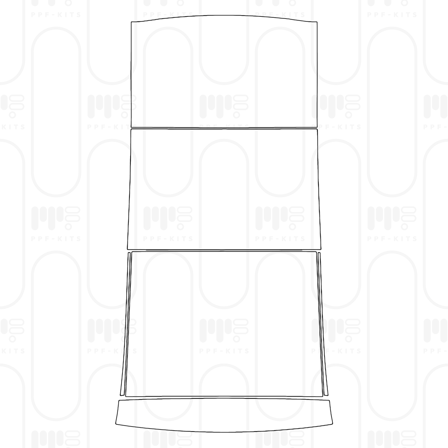 Voorgesneden PPF Mercedes-Benz GLC SUV Extended Wheelbase (GLC L) Base 2026