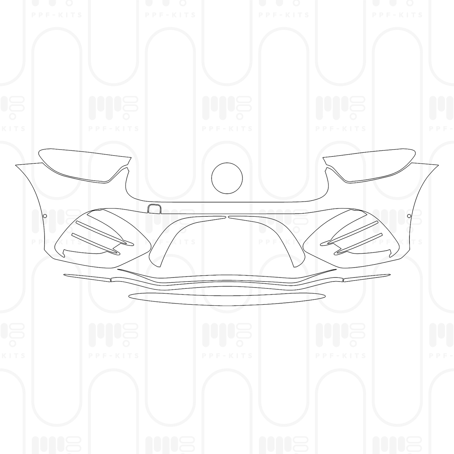 Voorgesneden PPF Mercedes-Benz GLC SUV AMG GLC 63 S e Performance 2026
