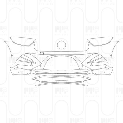 Voorgesneden PPF Mercedes-Benz GLC SUV AMG GLC 63 S e Performance 2026