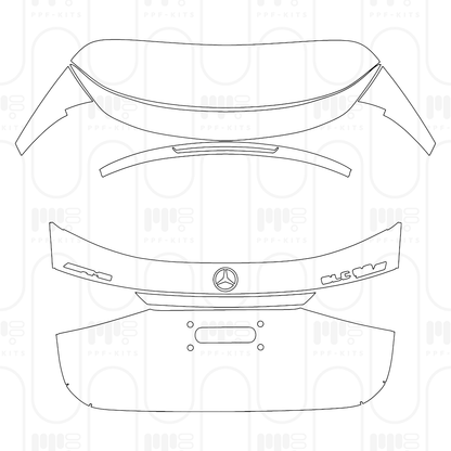 Voorgesneden PPF Mercedes-Benz GLC SUV AMG GLC 63 S e Performance 2026