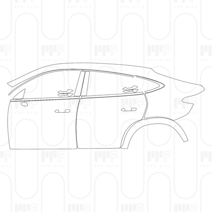 Voorgesneden PPF Mercedes-Benz GLC Coupe Base 2026