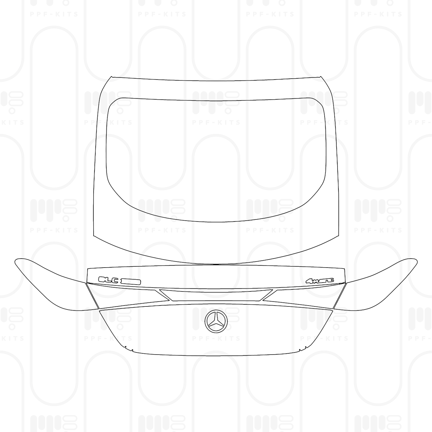 Voorgesneden PPF Mercedes-Benz GLC Coupe Base 2026