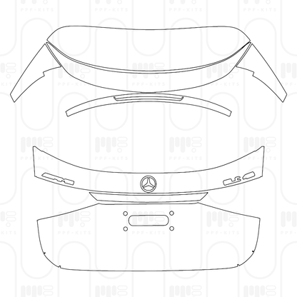 Voorgesneden PPF Mercedes-Benz GLC SUV AMG GLC43 2026