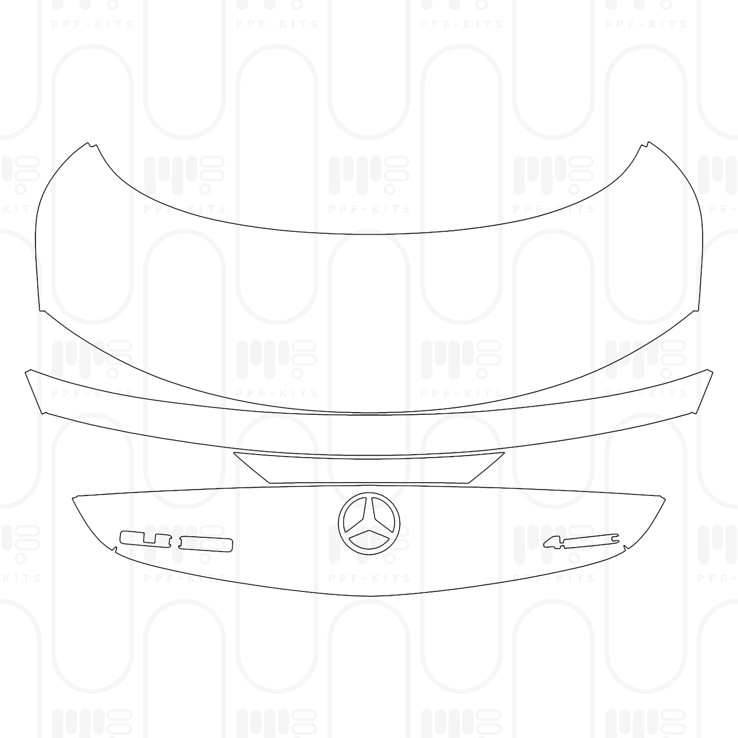 Voorgesneden PPF Mercedes-Benz CLE Coupe AMG Line 2026