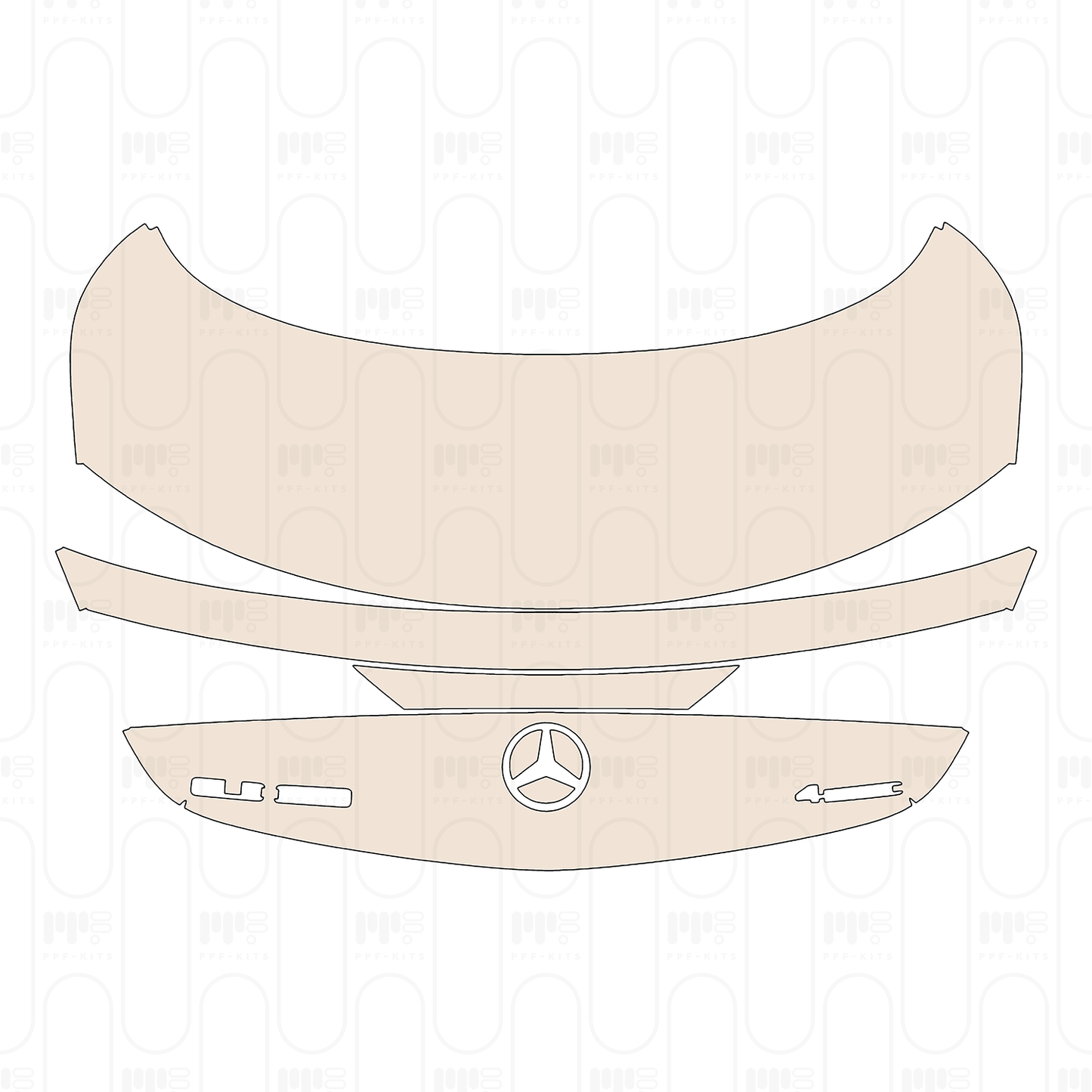 Voorgesneden PPF Mercedes-Benz CLE Coupe Base 2026