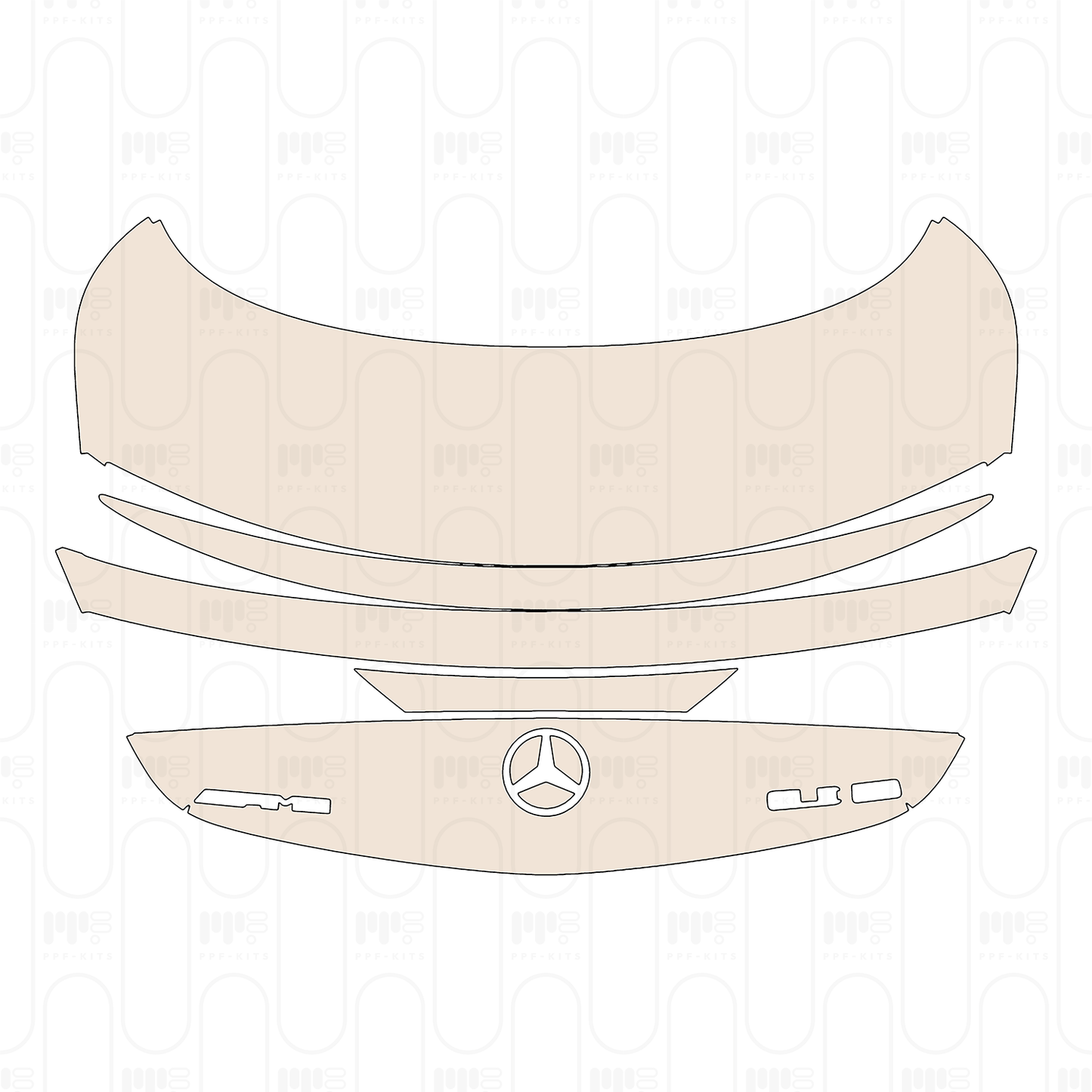 Voorgesneden PPF Mercedes-Benz CLE Coupe AMG CLE 53 2026