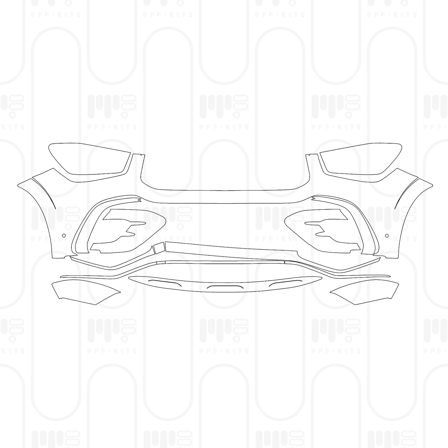 Voorgesneden PPF Mercedes-Benz GLE Coupe AMG GLE 53 2026