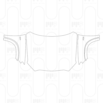 Voorgesneden PPF Mercedes-Benz GLE Coupe AMG GLE 53 2026