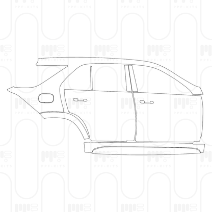 Voorgesneden PPF Mercedes-Benz GLE SUV AMG GLE 53 2026