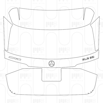 Voorgesneden PPF Mercedes-Benz GLE SUV AMG GLE 53 2026