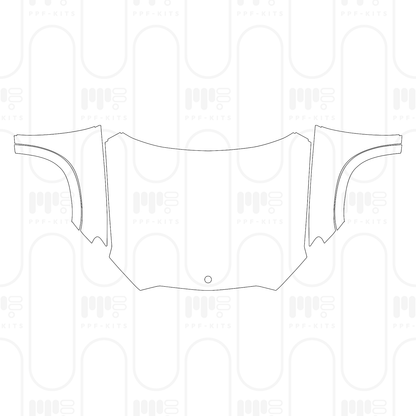 Voorgesneden PPF Mercedes-Benz GLE SUV AMG line 2026