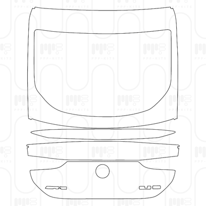 Voorgesneden PPF Mercedes-Benz GLE Coupe AMG GLE 53 2026