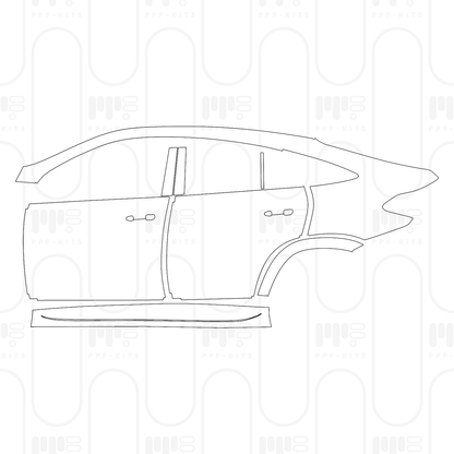 Voorgesneden PPF Mercedes-Benz GLE Coupe AMG Line 2026