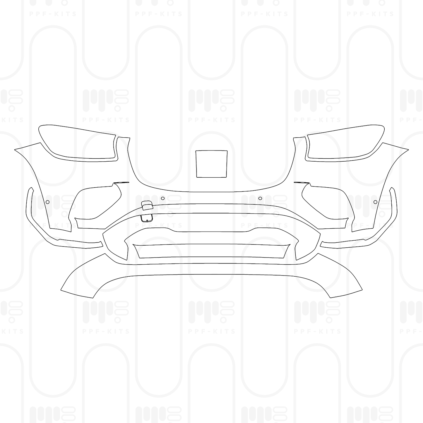 Voorgesneden PPF Mercedes-Benz Maybach GLS 2026