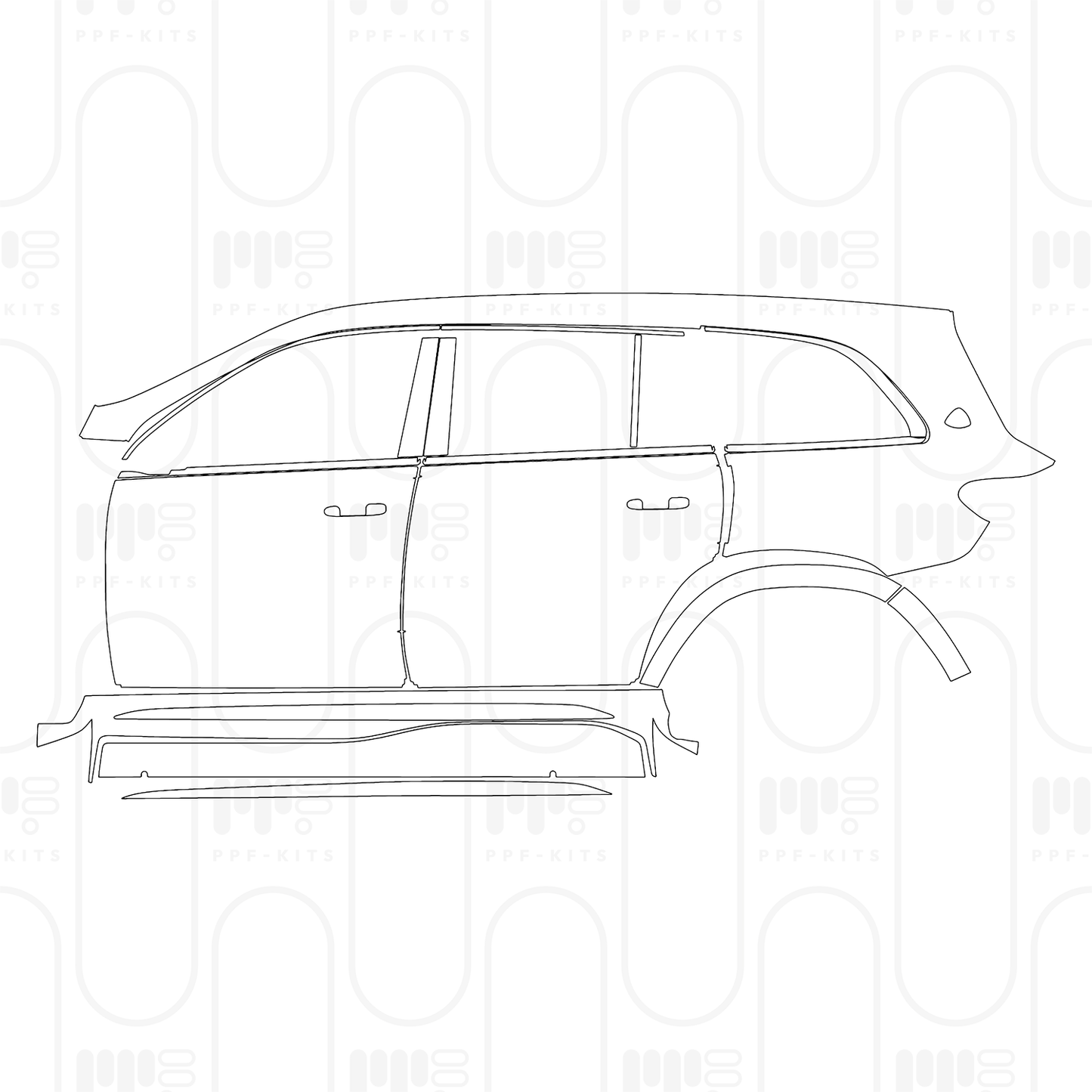 Voorgesneden PPF Mercedes-Benz Maybach GLS 2026