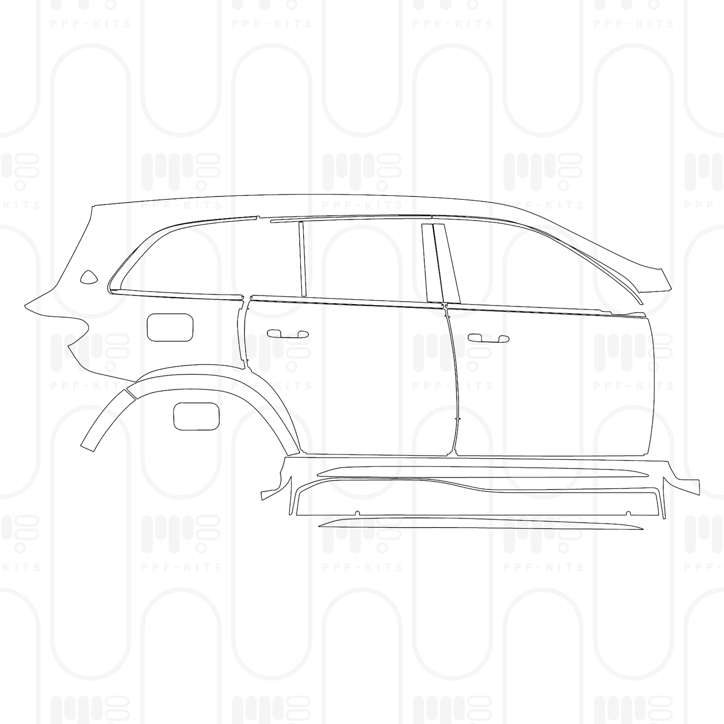 Voorgesneden PPF Mercedes-Benz Maybach GLS 2026