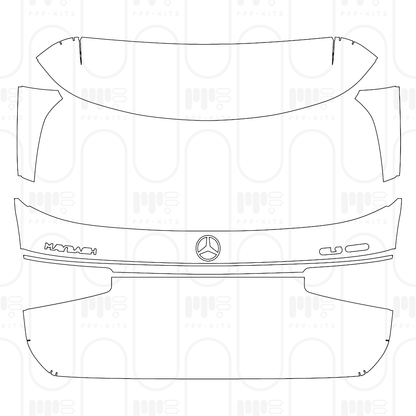 Voorgesneden PPF Mercedes-Benz Maybach GLS 2026
