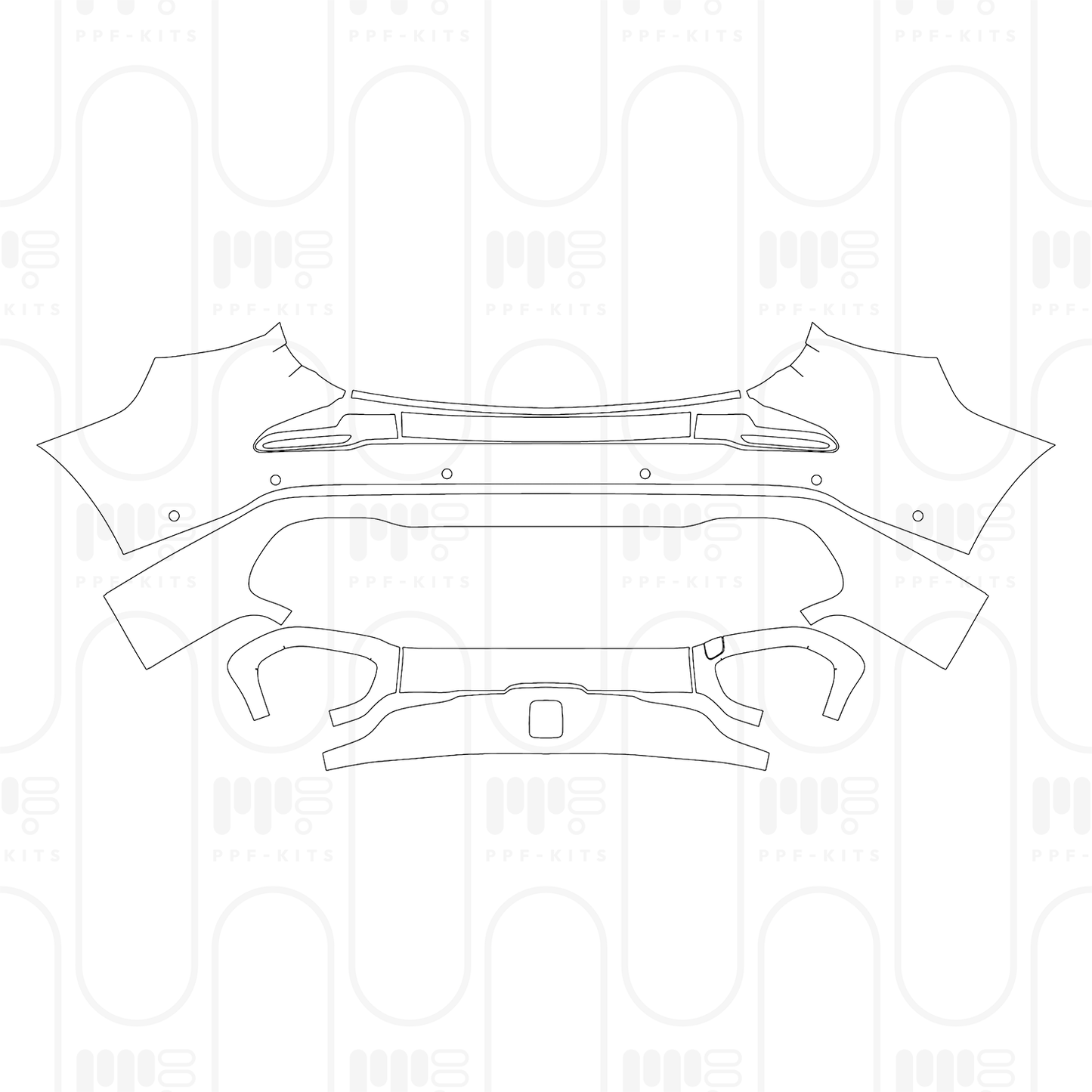 Voorgesneden PPF Mercedes-Benz Maybach GLS 2026