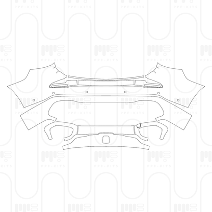 Voorgesneden PPF Mercedes-Benz Maybach GLS 2026