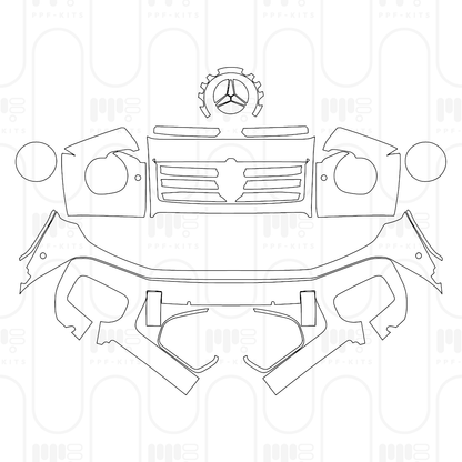 Voorgesneden PPF Mercedes-Benz G Class G 580 with EQ-Technology AMG Line 2026
