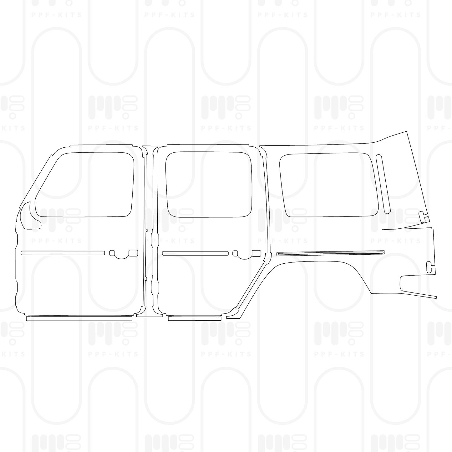 Voorgesneden PPF Mercedes-Benz G Class G 580 with EQ-Technology AMG Line 2026